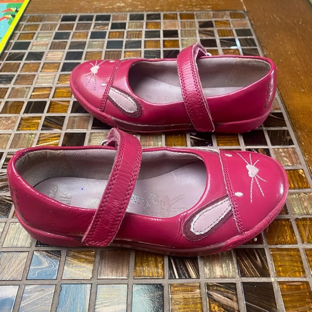 Clarks Fuchsia Bunny Dress Shoes